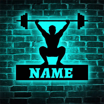 Personalized Fitness Gym LED Neon Wall Light
