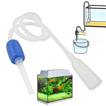 Fish Tank Decor Aquarium Clean Vacuum Water Changing Tools - Fish Tank Decor - Effosola - Mad Fly Essentials