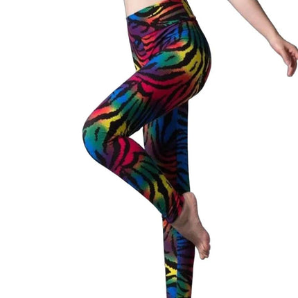 Women 3D Leopard Cheetah Fitness Leggings - Mad Fly Essentials