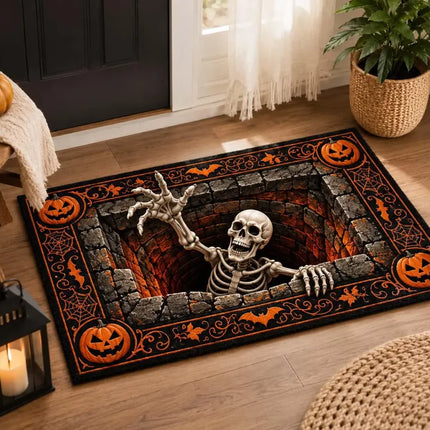 3D Doormat Optical Illusion Skull Pit Doormat - 3D Doormat - CSMY - Mad Fly Essentials