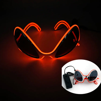 Men Sunglasses Halloween Funny Alien Style Luminous Eyewear - Men Sunglasses - DDDLONG - Mad Fly Essentials