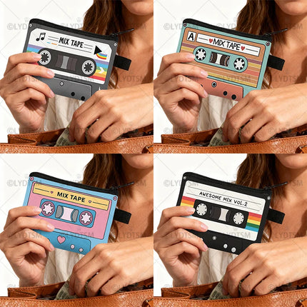 Wallet Women Tape Cassette Case Graphic Coin Purse - Wallet - Ulikedeko - Mad Fly Essentials