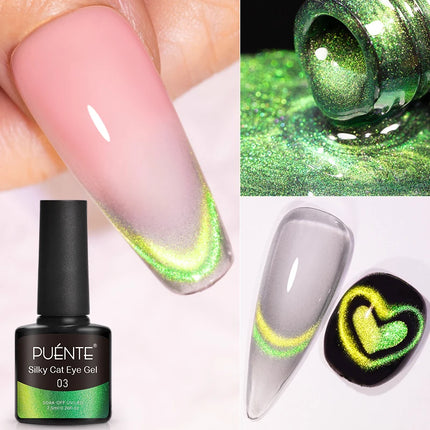 Nail Essentials Green Crystal Cat Magnetic Gel Polish - Nail Essentials - Rikonka - Mad Fly Essentials