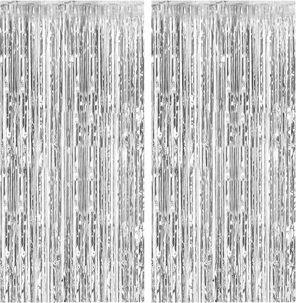Wedding Decor Curtain Backdrop Silver Metallic Party Decoration - Wedding Decor - Changbvss - Mad Fly Essentials