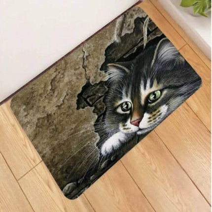 Cartoon 3D Dinosaur Dog Wolf Animal Door Mats - Mad Fly Essentials