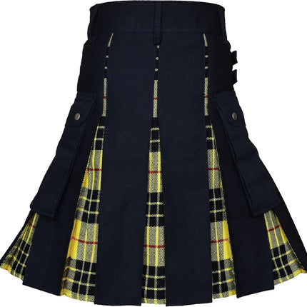 Costume Wear Men Plaid Scottish Buckle Skirt - Costume Wear - Instant Costumes - Mad Fly Essentials