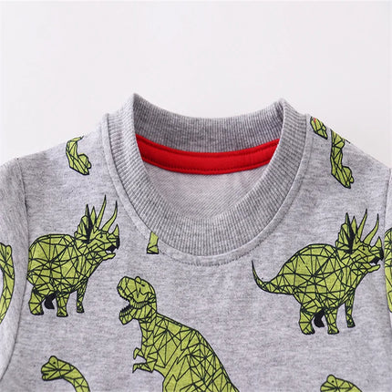 Sweater Baby Boy Long Dinosaur Animal Sweater - Sweater - Jumping Meters - Mad Fly Essentials
