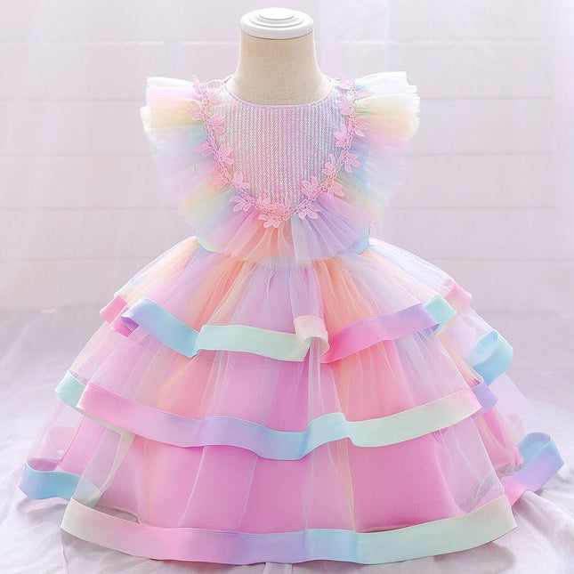 Baby Girl Tutu Birthday Princess Costume Dress - Kids Shop Mad Fly Essentials