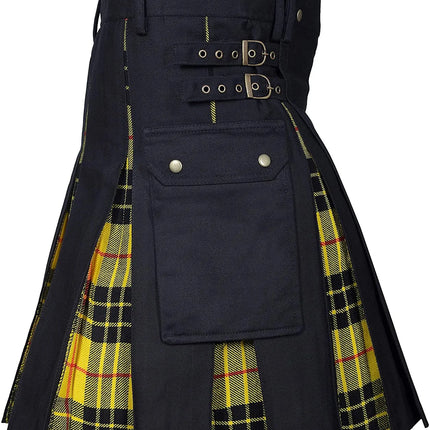 Costume Wear Men Plaid Scottish Buckle Skirt - Costume Wear - Instant Costumes - Mad Fly Essentials