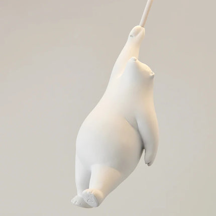 Nordic Cartoon Polar Bear LED Pendant Lamp