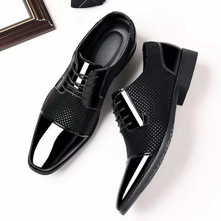 Men Party Formal Black Leather Dress Loafers - Men's Fashion Mad Fly Essentials