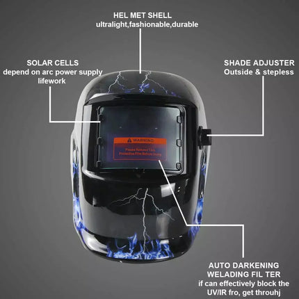 Adjustable Auto Darkening Welding Helmet