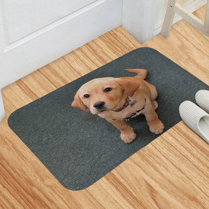 Cartoon 3D Dinosaur Dog Wolf Animal Door Mats - Mad Fly Essentials