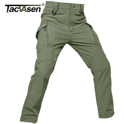 Men IX9 Camouflage Softshell Thermal Tactical Cargo Pants