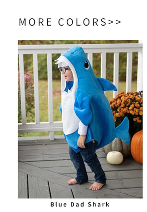 Baby Girl 3 Color Shark Party Costume Outfit