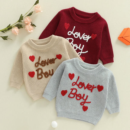 Sweater Baby Boy Winter Sweetheart Sweater Top - Sweater - Jumping Meters - Mad Fly Essentials