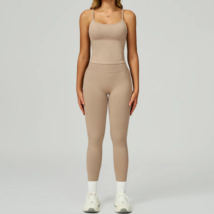 Activewear Set 2pc Pink Gym Yoga Workout Fitness Set - Activewear Set - Bessmini - Mad Fly Essentials