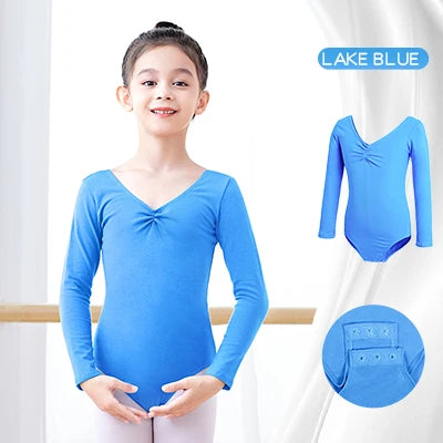 Girl Seasonal Wear Ballet Dance Cotton Bodysuit Leotard - Girl Seasonal Wear - Kooy - Mad Fly Essentials