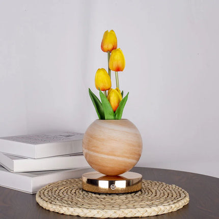 LED Night Light USB Tulip Rechargeable Desk Table Lamp - LED Night Light - Ztree - Mad Fly Essentials