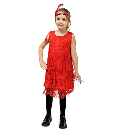Costume Dress Baby Girl 1920s Latin Flapper Dress - Costume Dress - Prowow - Mad Fly Essentials