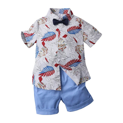 Clothing Set Boy Summer Floral Vacation Seasonal Wear - Clothing Set - Surferfish - Mad Fly Essentials
