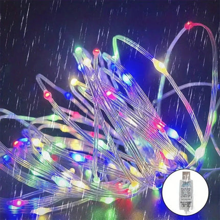 LED Fairy Light RGBIC 5V 15M Bluetooth Light - LED Fairy Light - KHTO - Mad Fly Essentials