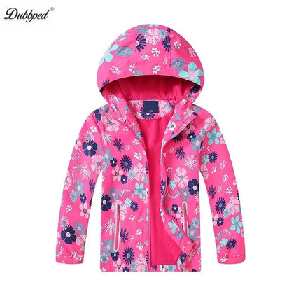 Girl New Seasonal Wear Polar Fleece Waterproof Hoodies Jacket Outerwear - Mad Fly Essentials