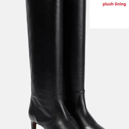 Women Autumn Pointed Slim High Heel Knee High Boots - Mad Fly Essentials