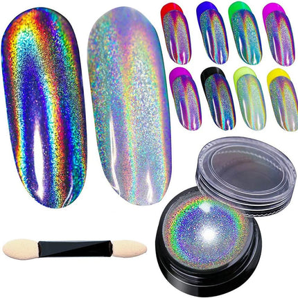 Nail Essentials Rainbow Glitter Holographic Seasonal Decor Gel - Nail Essentials - Julystar - Mad Fly Essentials