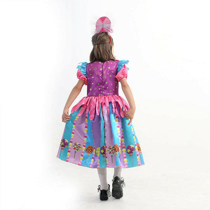 Baby Girl Lollipop Candy Carnival Party Costume Dress - Kids Shop Mad Fly Essentials