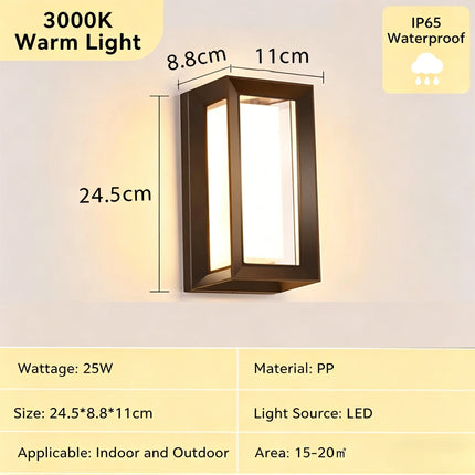 LED Wall Sconce Modern Outdoor Sensor Light - LED Wall Sconce - Clode - Mad Fly Essentials