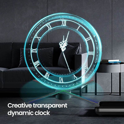 Cyberpunk 3D Projector LED Digital Large Wall Clock - Mad Fly Essentials