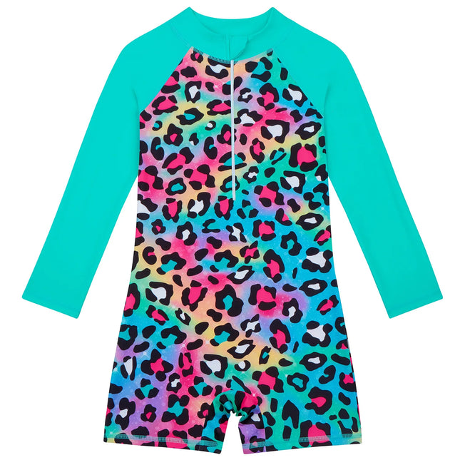 Clothing Set Kids Girl Leopard Rash Guard Swimwear - Clothing Set - Afairytale - Mad Fly Essentials