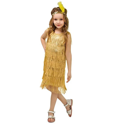 Costume Dress Baby Girl 1920s Latin Flapper Dress - Costume Dress - Prowow - Mad Fly Essentials