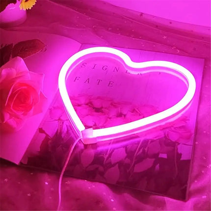Party Decor Home Heart LED Neon Sign Decor - Party Decor - Acosh Neon - Mad Fly Essentials