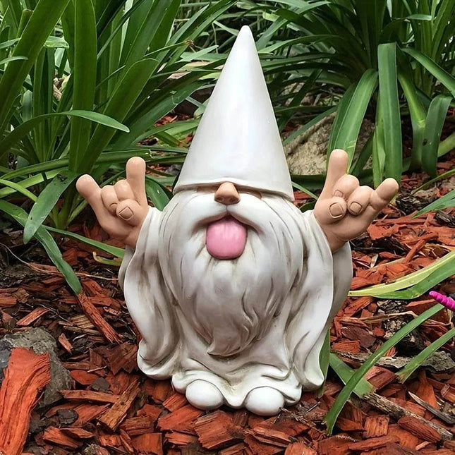 European Gnome Rocker Garden Statue - Mad Fly Essentials
