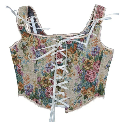 Corset Women Fashion Floral y2K Body Shaper - Corset - Bubblekiss - Mad Fly Essentials