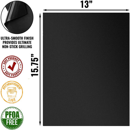 Kitchen Essentials 1-5pc Heat Resistant BBQ Grill Mats - Kitchen Essentials - Balmydays - Mad Fly Essentials