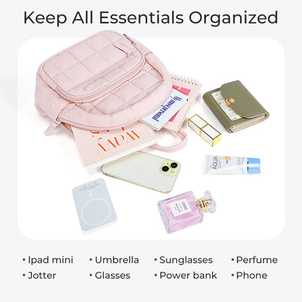 Backpack Women Small College Leisure Travel Daypack - Backpack - Bagsmart - Mad Fly Essentials