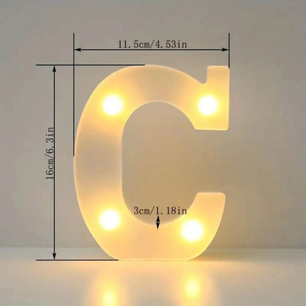 Wedding Decor Led Light Number Letters Sign - Mad Fly Essentials