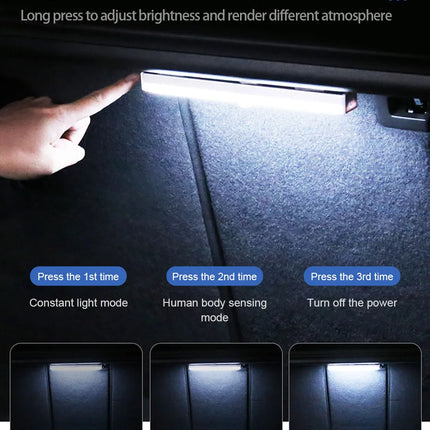 SEAMETAL USB Rechargeable LED Auto Car Sensor Light