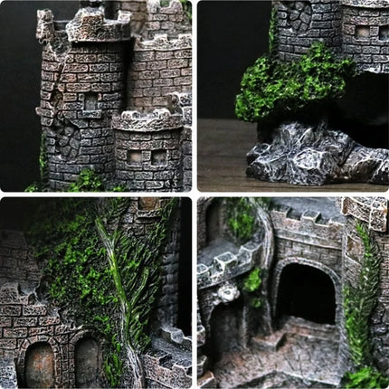 Fish Tank Decor Ancient City Ruins Landscape - Fish Tank Decor - Aquarius - Mad Fly Essentials