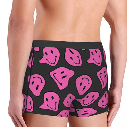 Men Hipster Psychedelic Face Boxer Briefs
