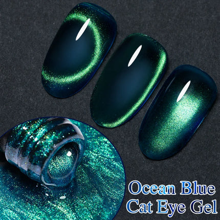 Nail Essentials Green Crystal Cat Magnetic Gel Polish - Nail Essentials - Rikonka - Mad Fly Essentials
