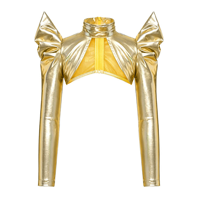 Girl Seasonal Wear Metallic Shrug Shoulder Costume Set - Girl Seasonal Wear - IIXPIN - Mad Fly Essentials