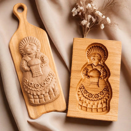 Cookie Cutter Wood Heart 3D DIY Embossed Cutlery - Cookie Cutter - Supple - Mad Fly Essentials