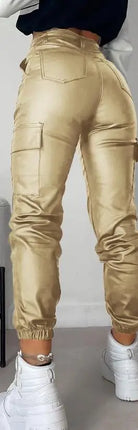 Cargo Pants Women Relaxed-fit Capri Pants - Cargo Pants - Cryptographic - Mad Fly Essentials