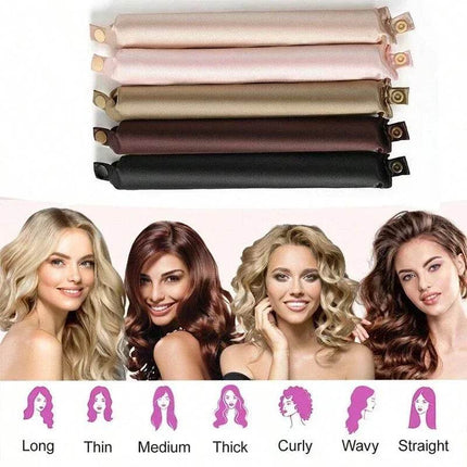 Heatless Hair Curler No Heat Rollers Styling Tools - Mad Fly Essentials