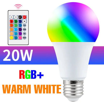 LED Bulb RGB Remote 5-25W E27 Light Bulb - LED Bulb - Avacom - Mad Fly Essentials