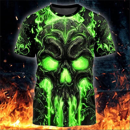 Men Halloween Fashion 3D Skull Shirts - Mad Fly Essentials